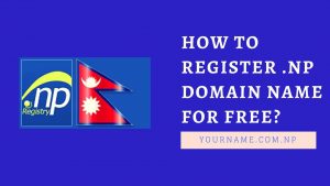 How to Register .np domain name for free